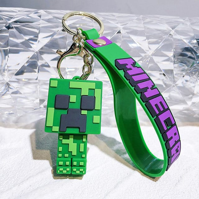 Minecraft Creeper Keychain