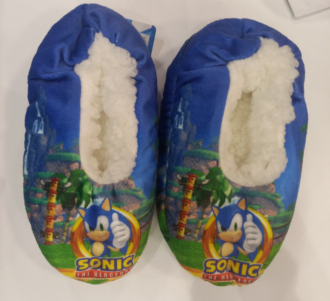 Sonic Bedroom Slipper Socks