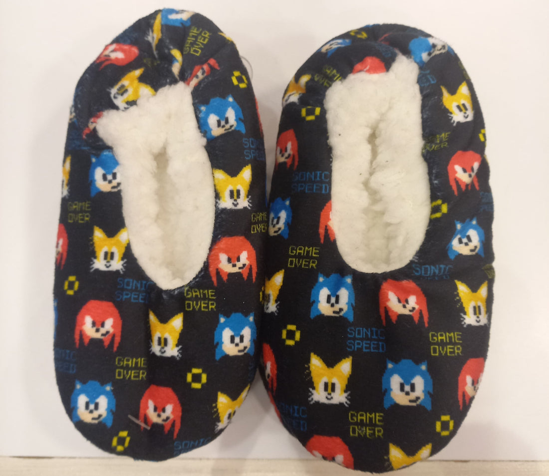 Sonic &amp; Friends Bedroom Slipper Socks