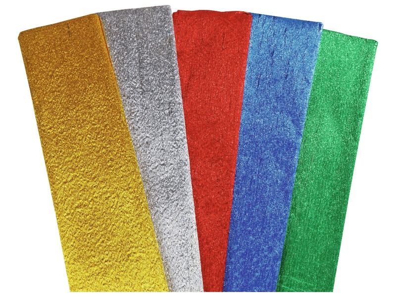 Metallic Crepe Paper (1 Sheet)