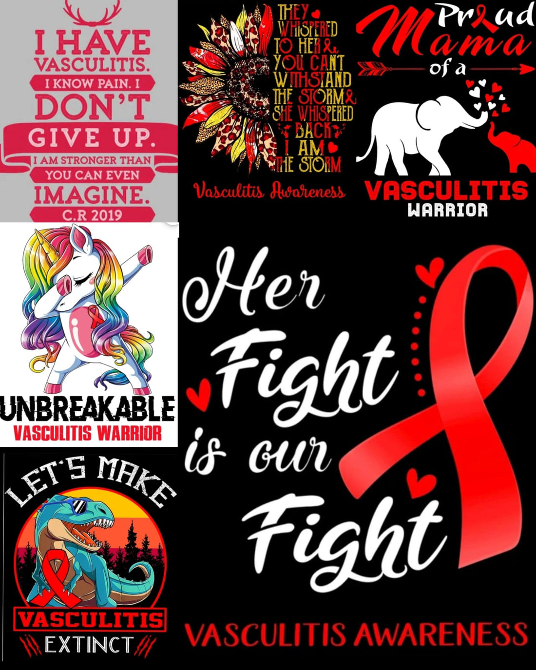 Vasculitis Awareness Backdrop 5ft x 3ft)