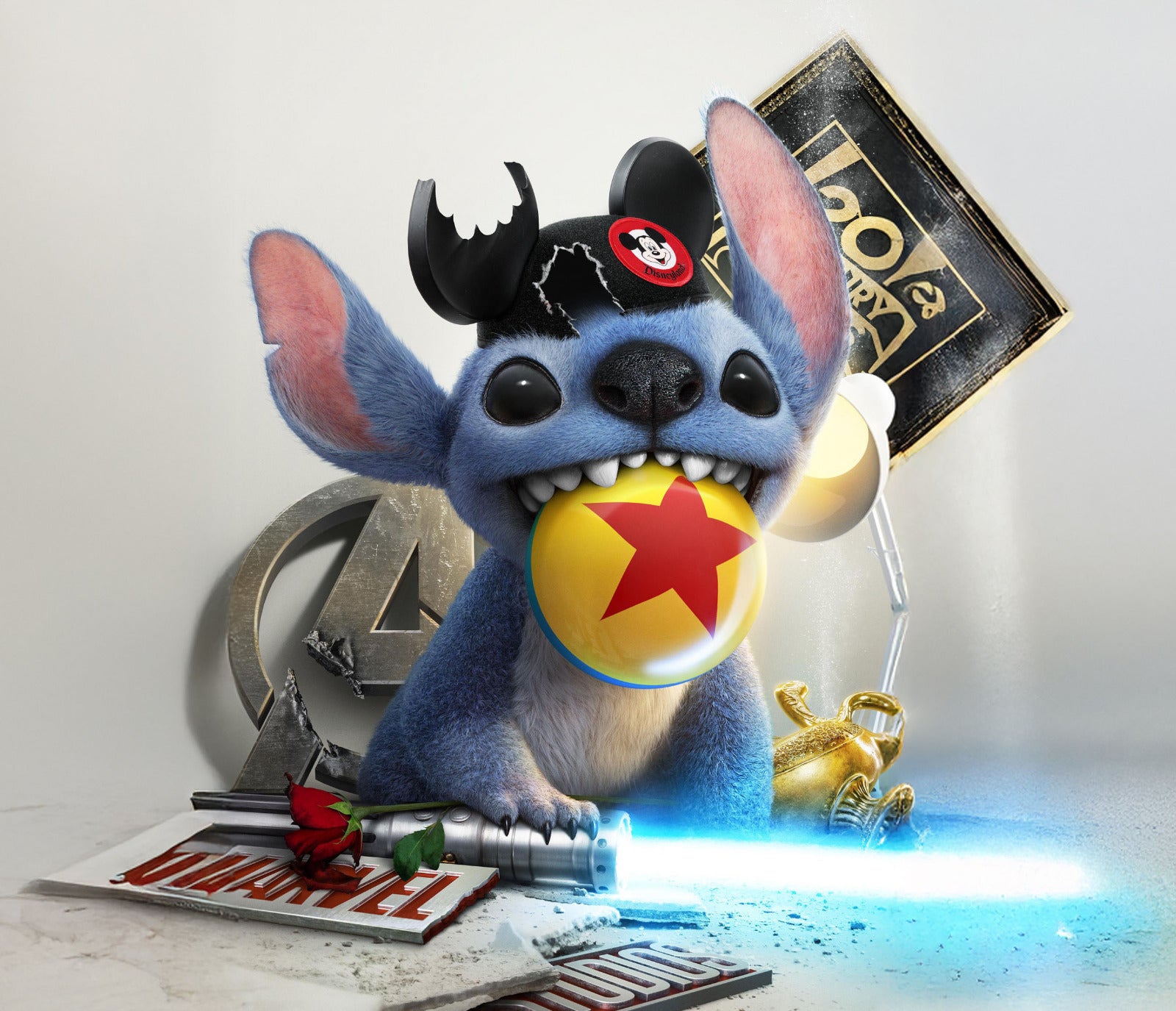 Universal Stitch 3D Poster