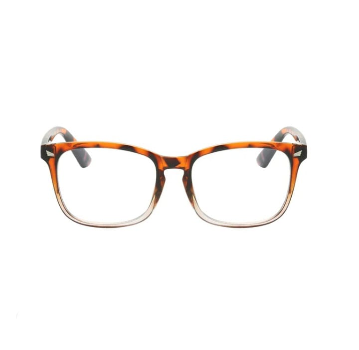 ADULT Blue light blockers Leopard Print and Clear