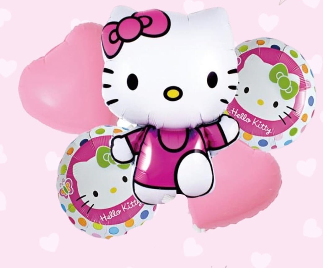 Hello Kitty 5PC Foil Balloons Set