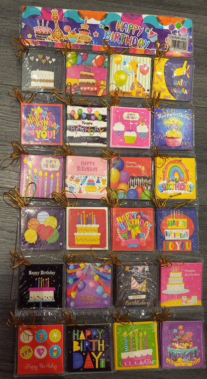 Happy Birthday Gift Bag Greeting Card