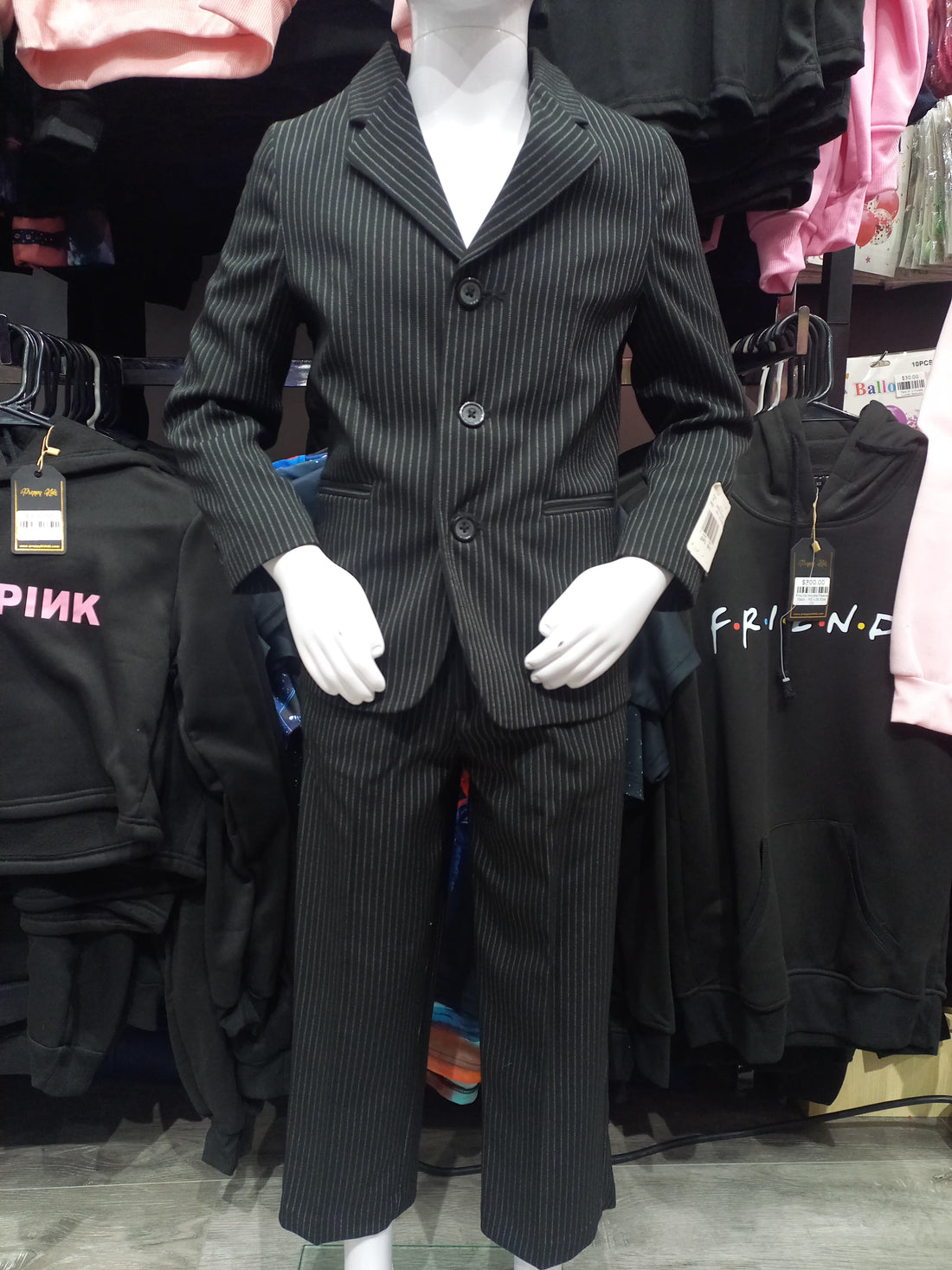 Boys Toddler 2PC Black Suit