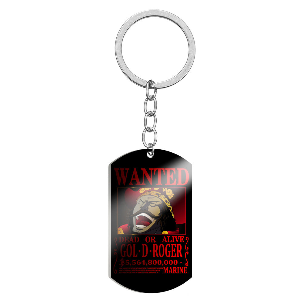 One Piece Gold D Roger Keychain