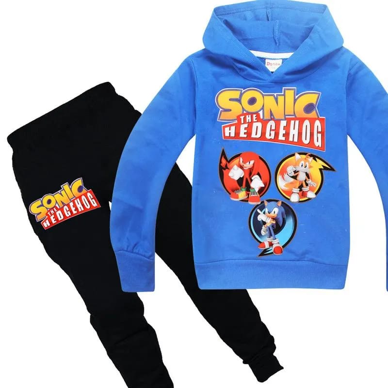 Sonic the hedgehog and crew track suit (Blue)