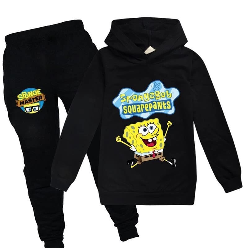 Spongebob Squarepants Black Tracksuit