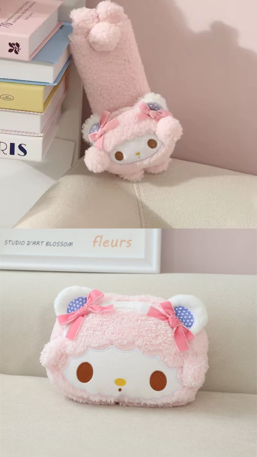 Sanrio My Sweet Piano Seat Belt and Head Rest Cover 2pcs Set