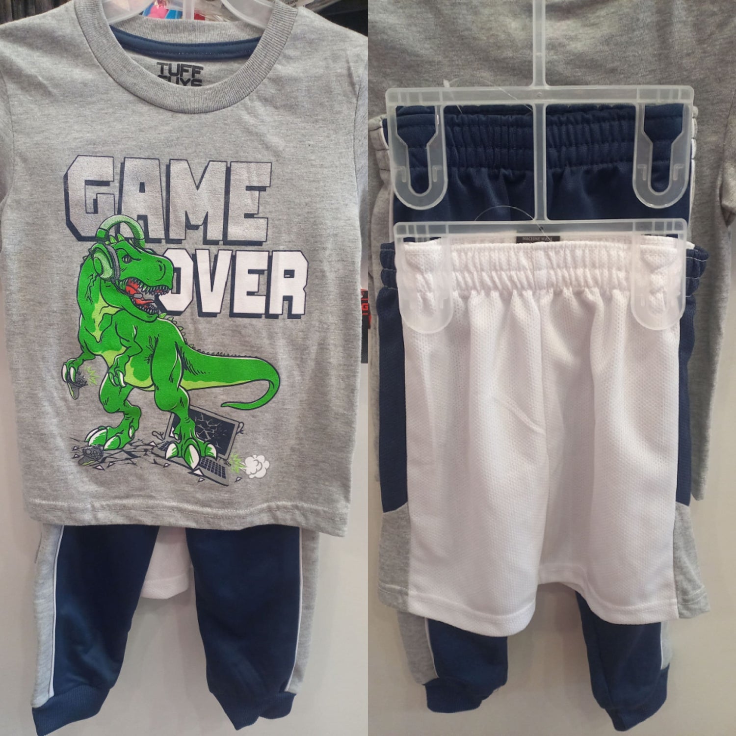 Dinosaur Game Over 3PCS Outfit Set