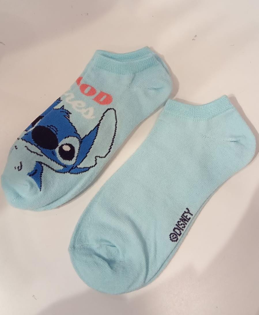 Stitch Blue Socks (2 Pairs)