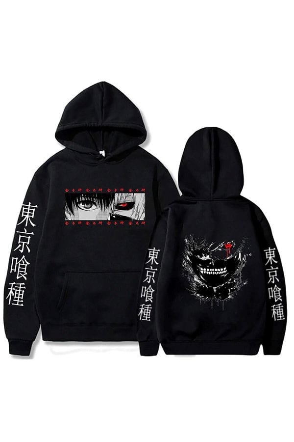 Tokyo Ghoul Black Anime Hoodie