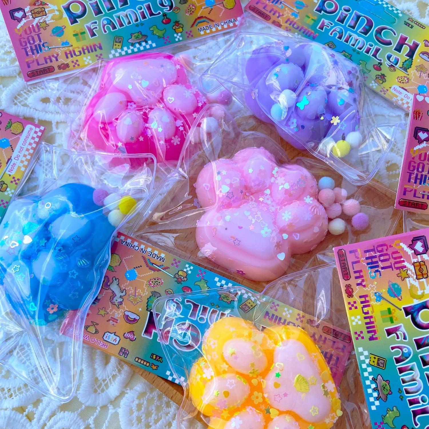 Paw Print Taba Squishy