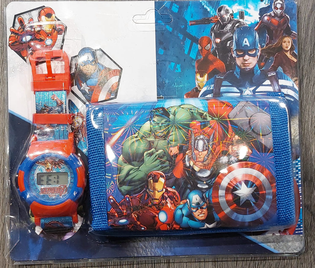Avengers Crew Watch and Wallet Set