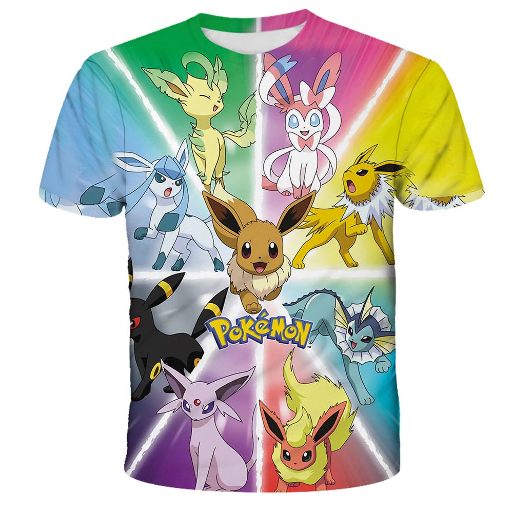 P0kemon Pikachu And Friends Tshirt