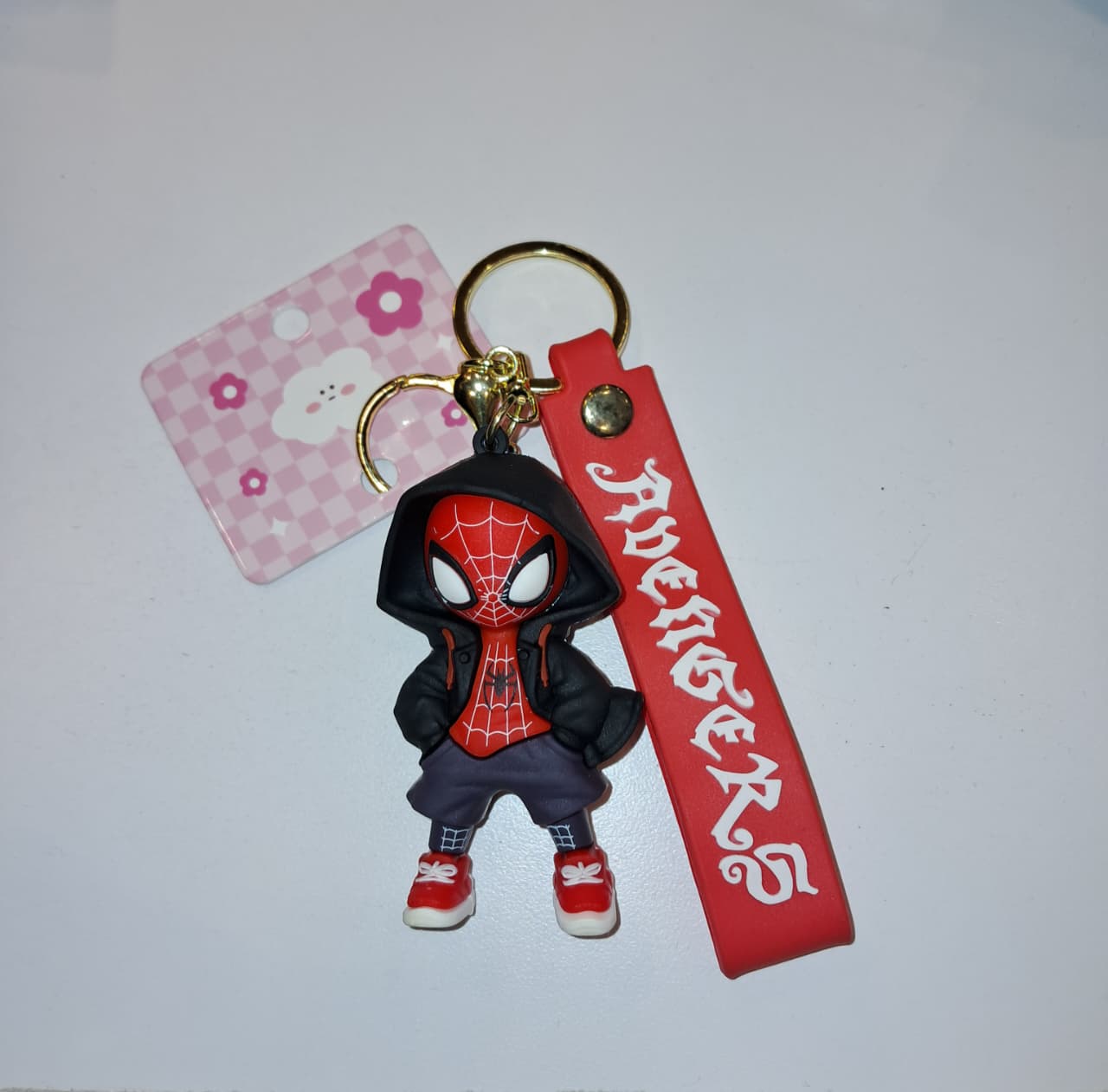 Spiderman Miles Morales Black Hoodie KeyChain-Watch-Preppy Kids Trinidad-Preppy Kids Shop