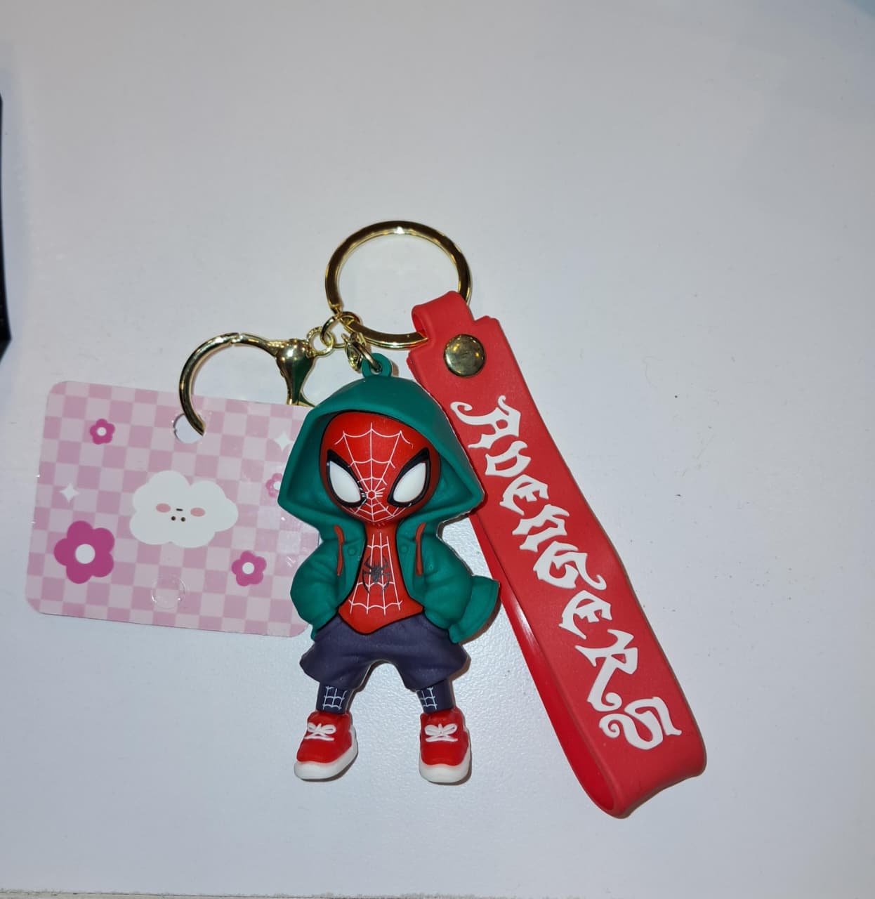 Spiderman Miles Morales Green Hoodie KeyChain-Watch-Preppy Kids Trinidad-Preppy Kids Shop