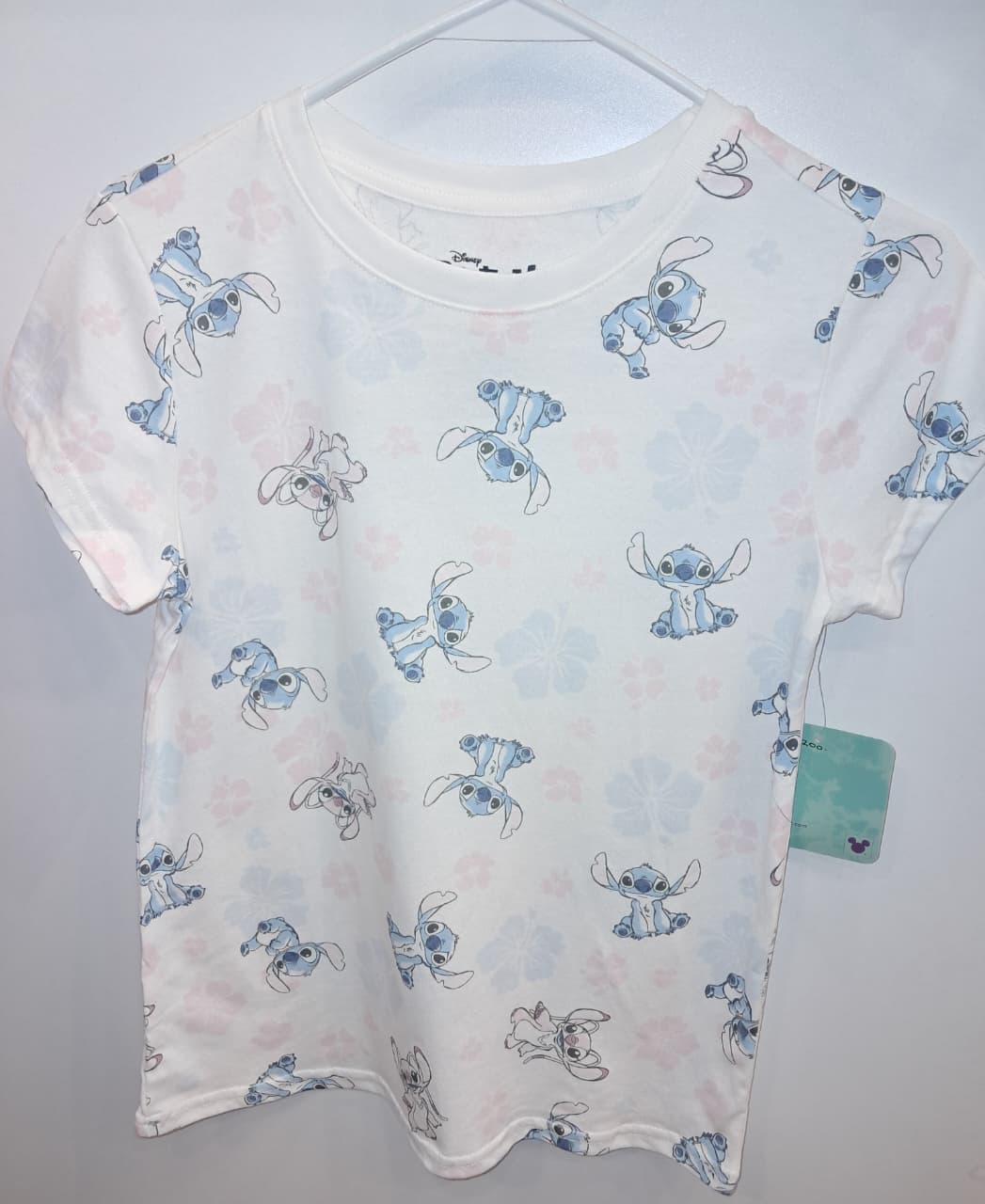 Stitch &amp; Angel Off White Adorable Tshirt