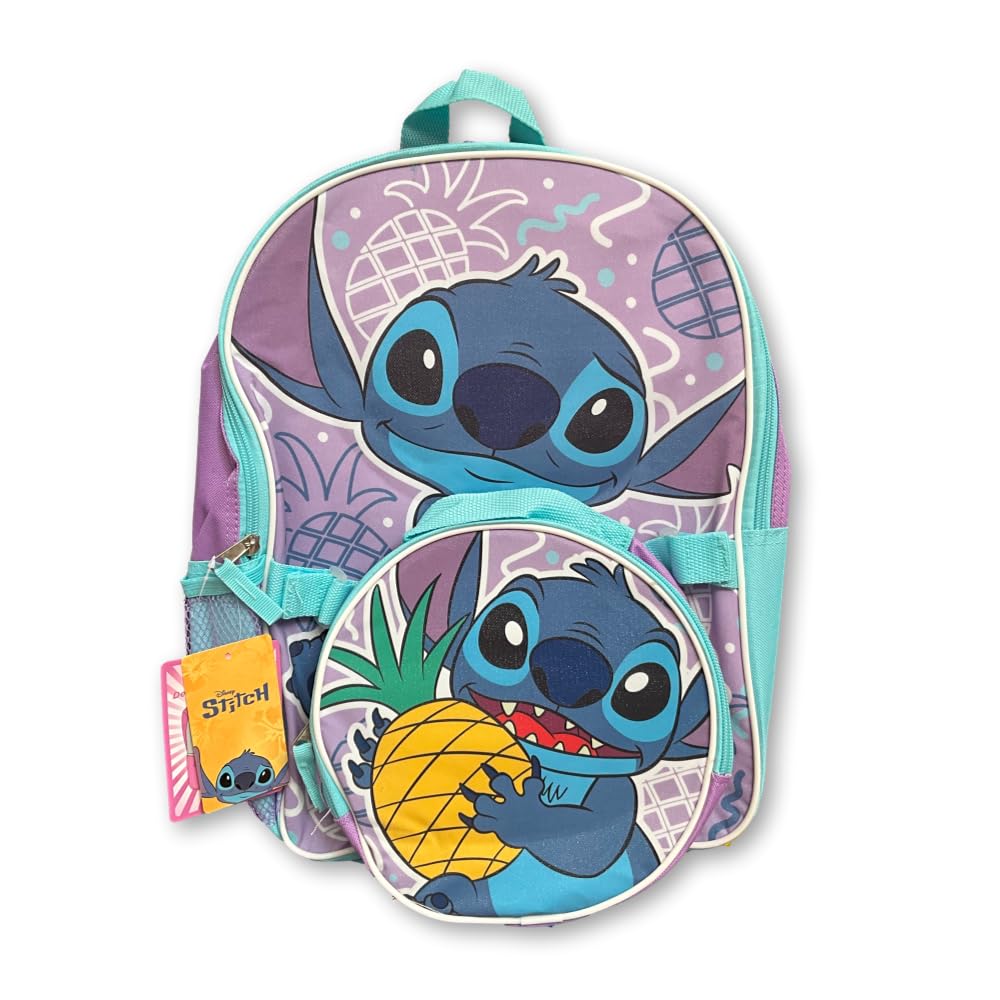 Stitch Pineapple 2PC Backpack and Lunch Bag Set