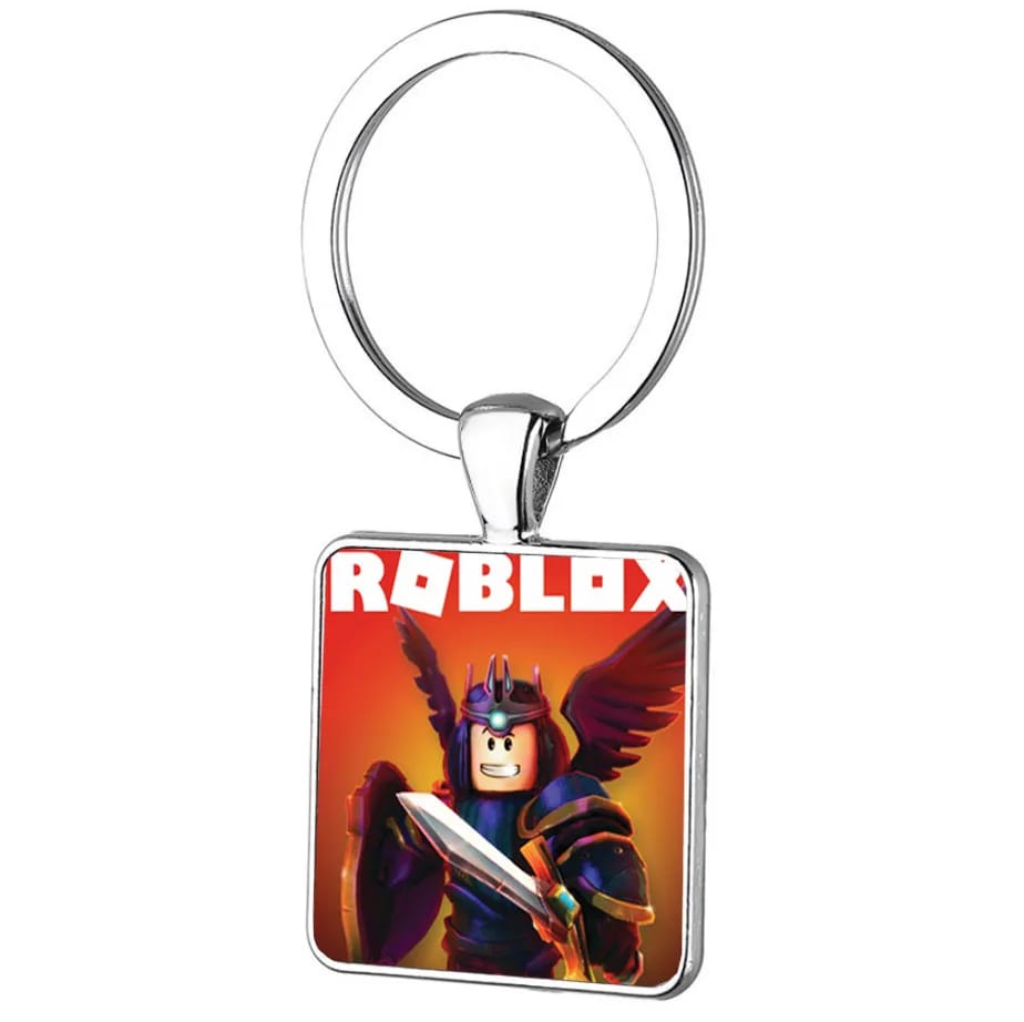 Roblox Knight Square Metal Keychain