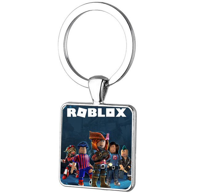 Roblox Football Crew Square Metal Keychain