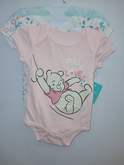 Winnie the Pooh 3PC Onesie Set