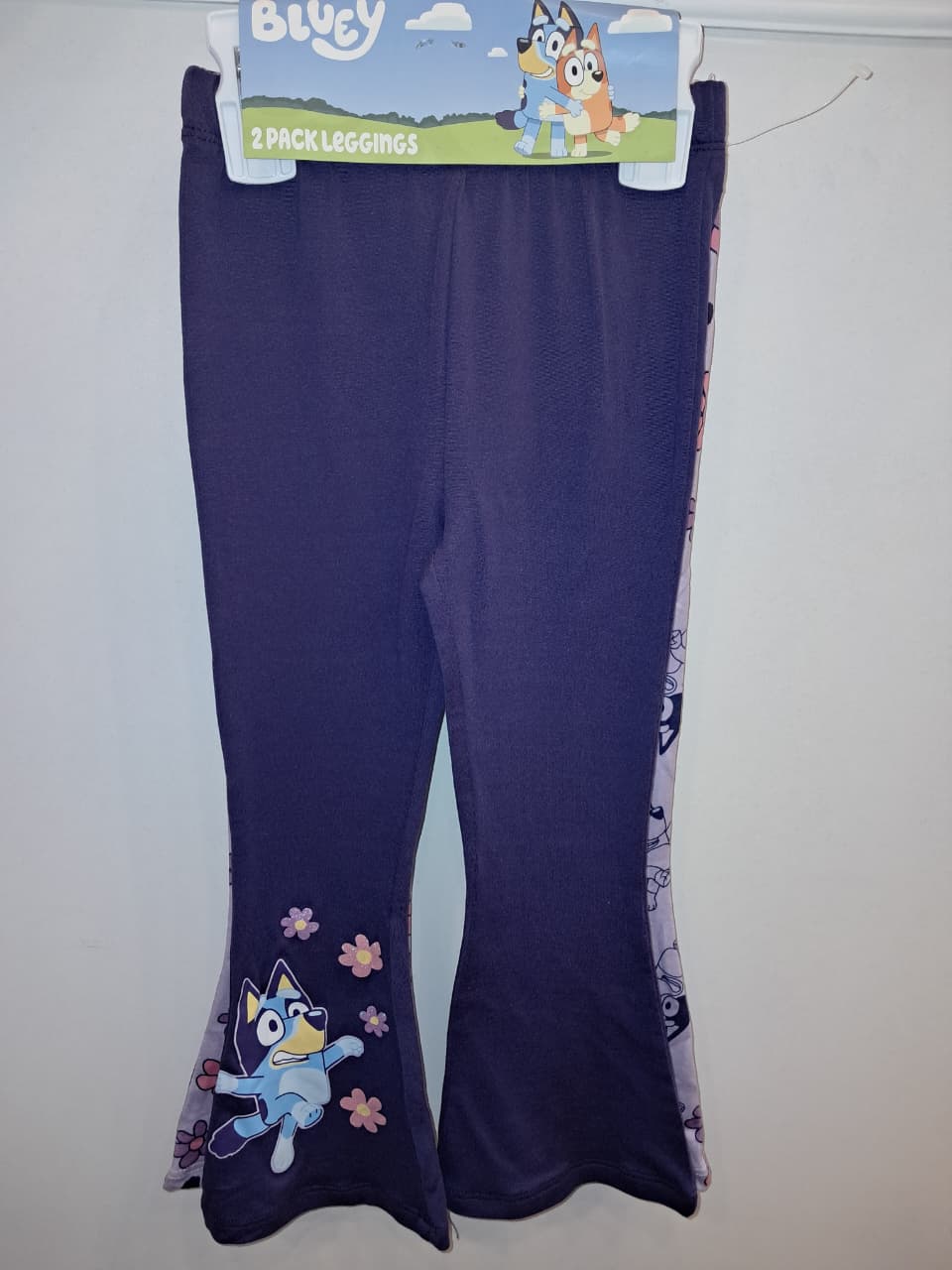Bluey 2PC Purple Bell Bottom Leggings