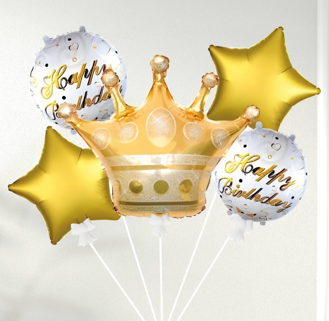 Crown Happy Birthday  5pc set