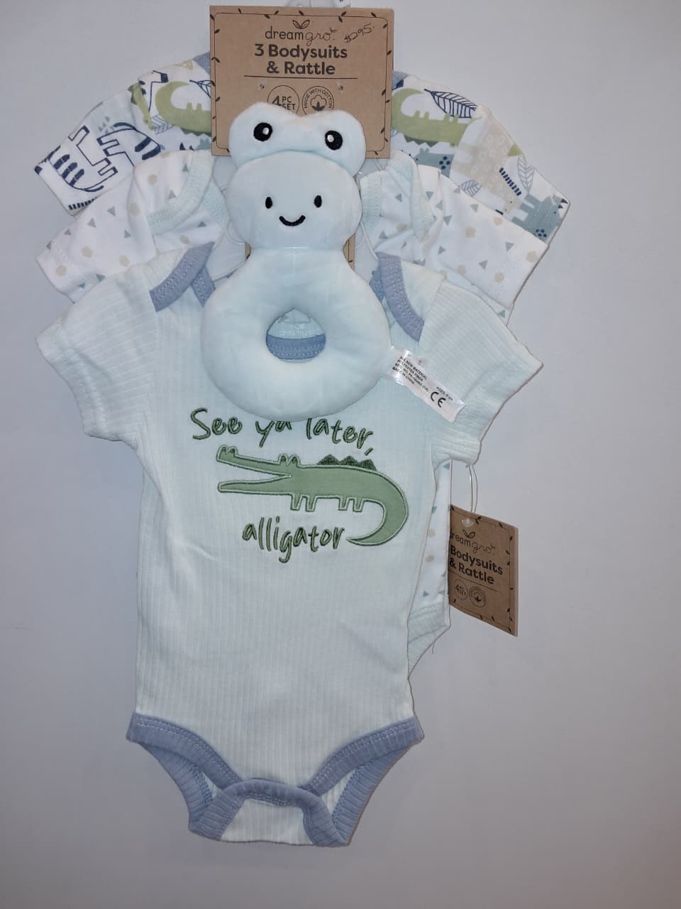 &quot;See You Later Alligator&quot; 4PC Onesie Set