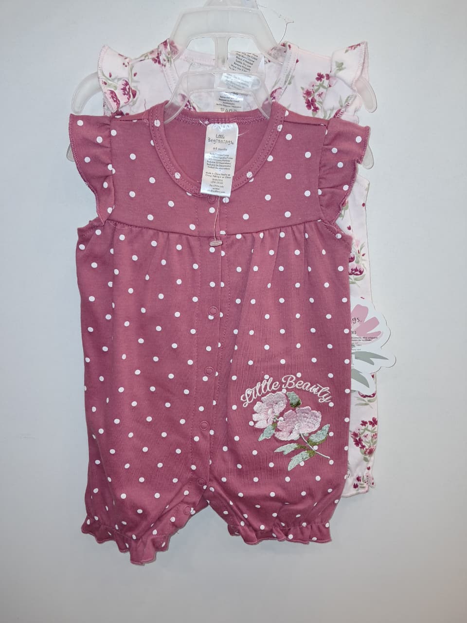 &quot;Little Beauty&quot; Floral 2PC Romper Set