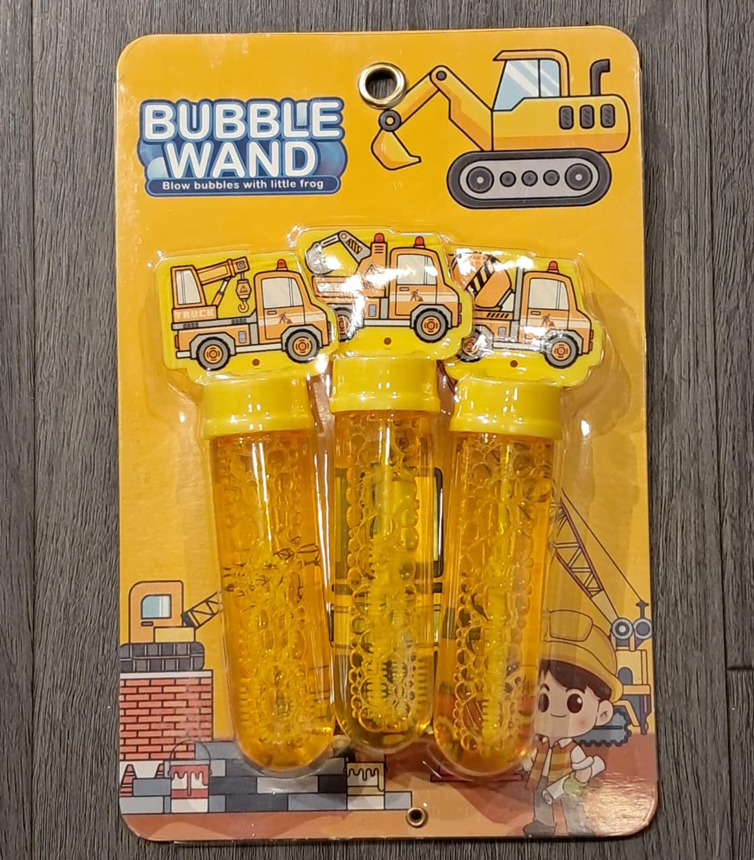 Construction Bubbles 3 Pack