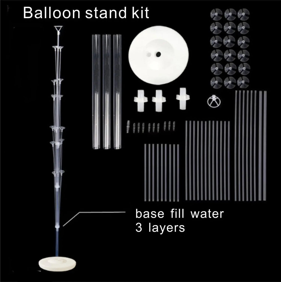 Water Base Balloon Stand 3 Connector