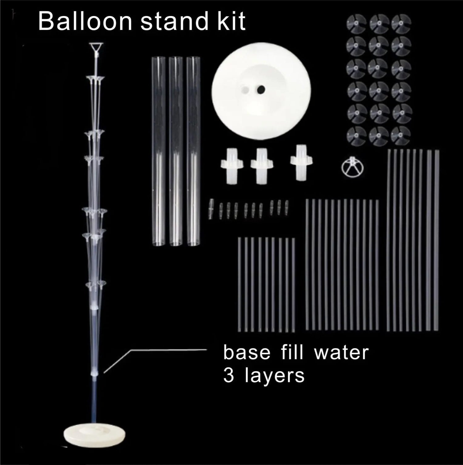Water Base Balloon Stand 3 Connector