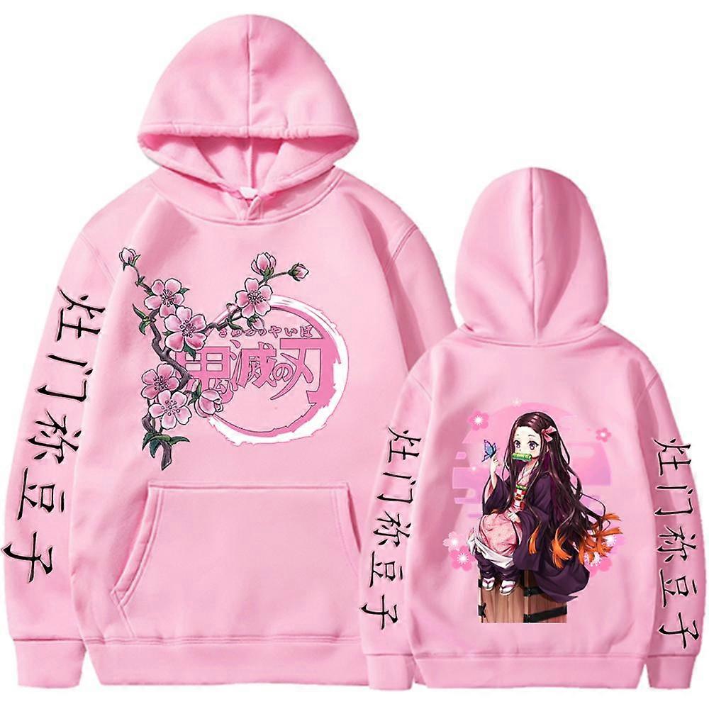 Demon Slayer Pink Hoodie Kimetsu no Yaiba Wiki