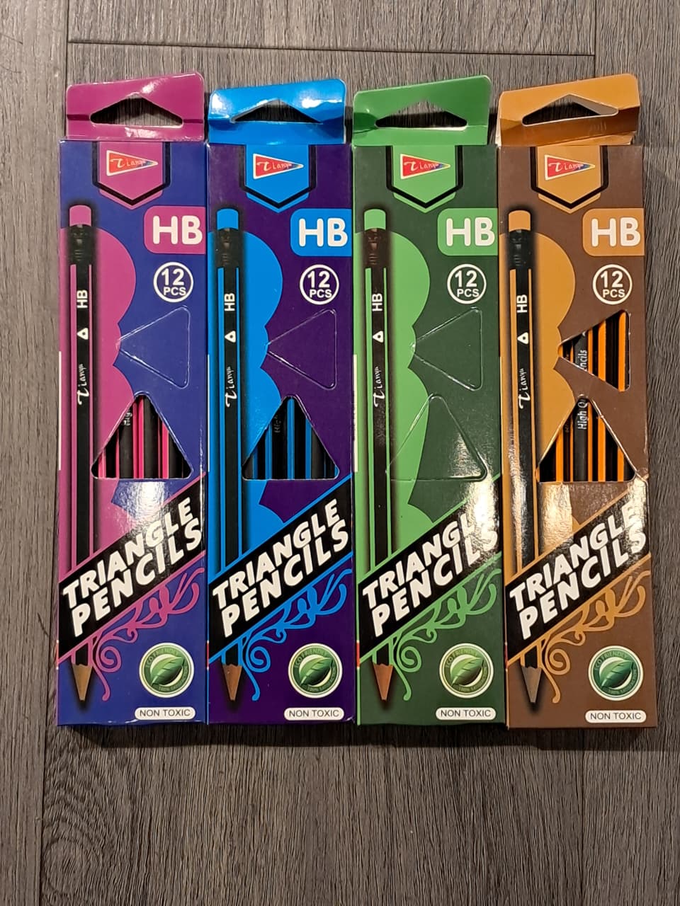 HB Triangle Pencils (12PCS)