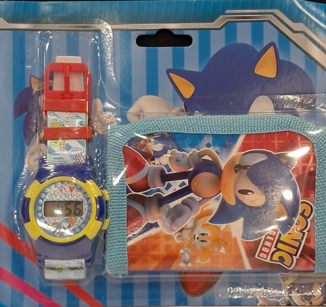 Sonic Watch and Wallet Set