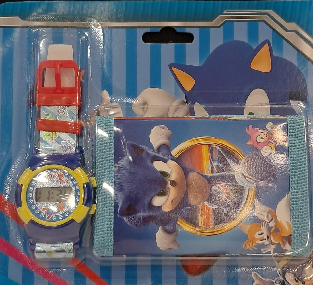 Sonic Ring Wallet and Watch Set