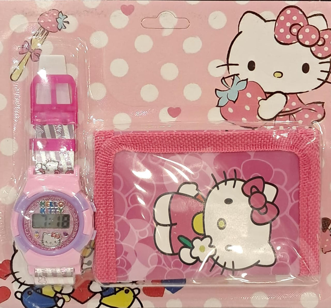 Hello Kitty Watch and Wallet Set