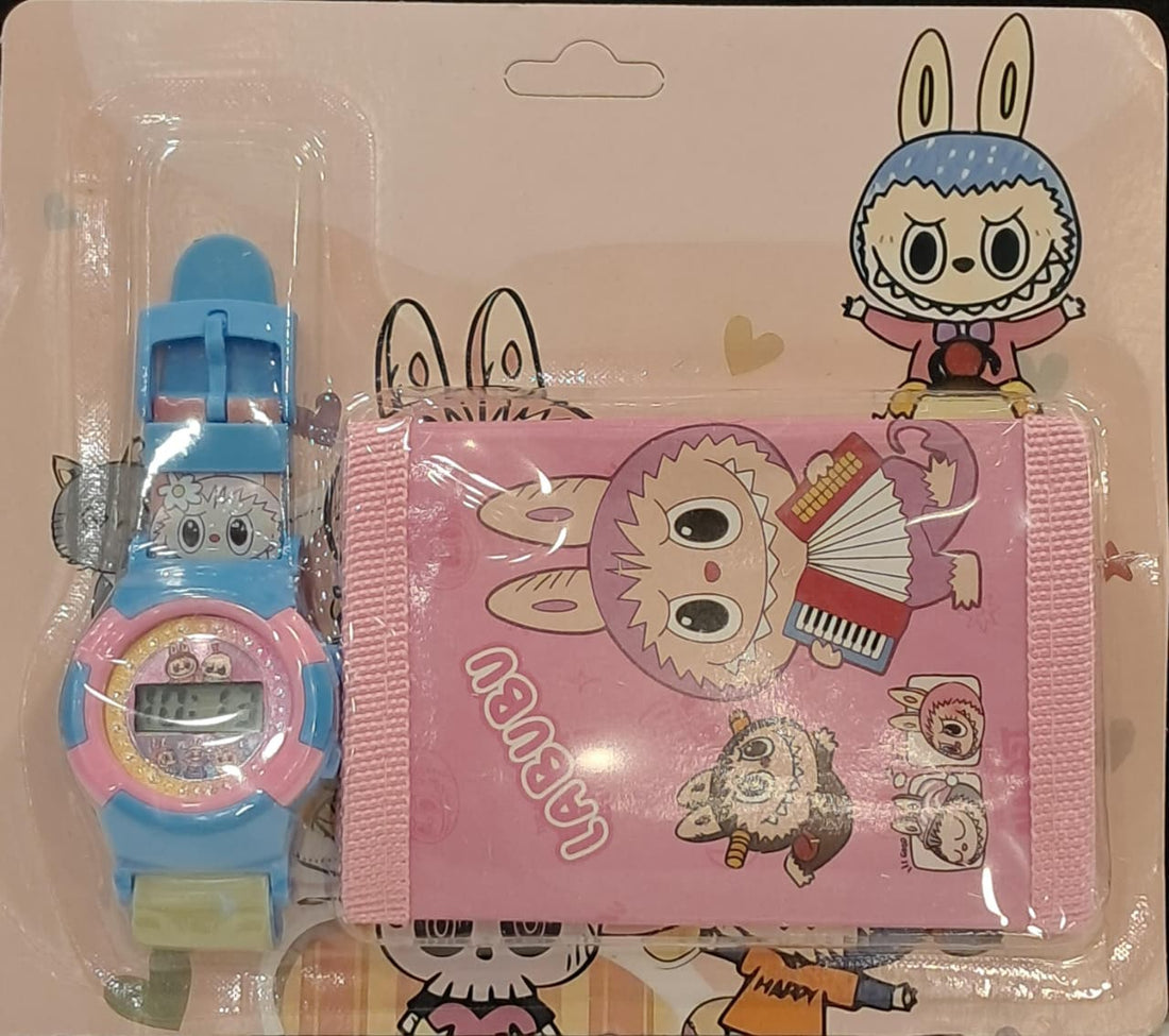Labubu Wallet and Watch Set