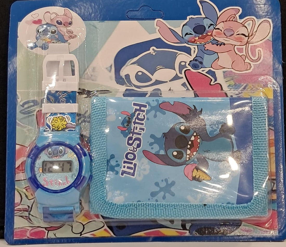 Stitch Wallet and Watch Set