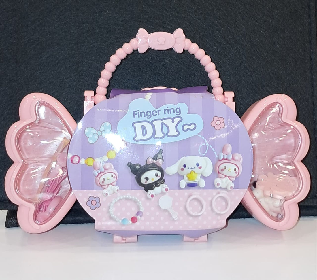 Pink Sanrio Finger Ring DIY Kit