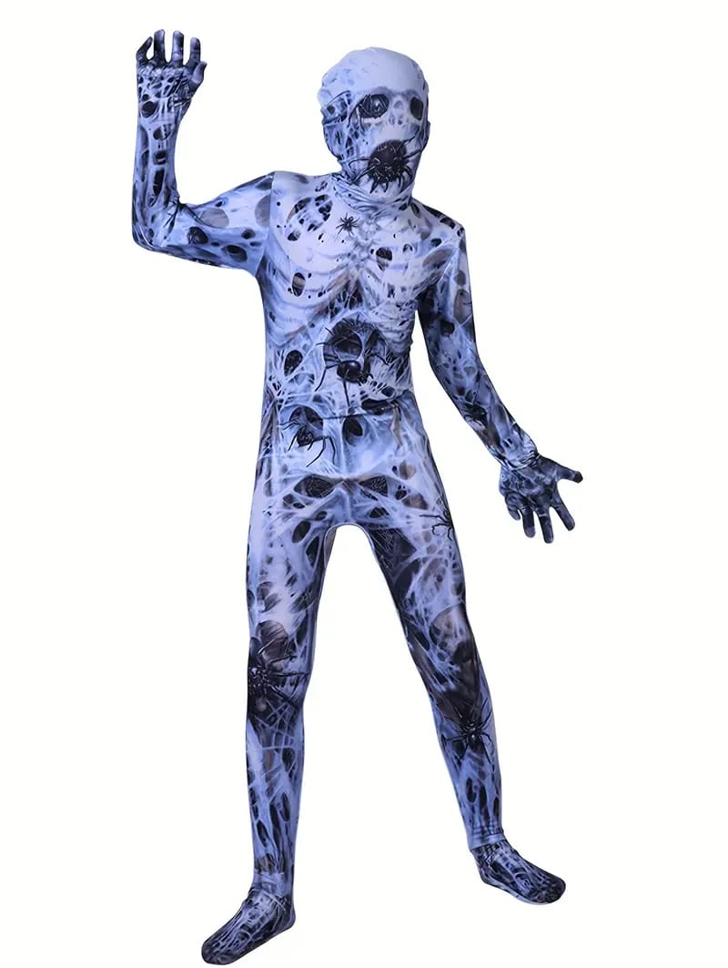 Halloween Spiderweb Zombie Cosplay Costume