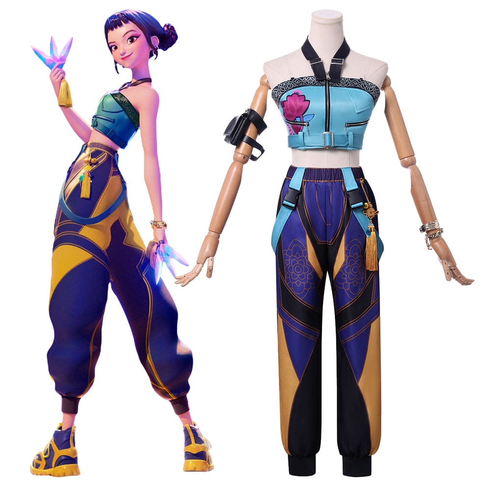 Zoey Cosplay Leather Costume Kpop Demon Hunters