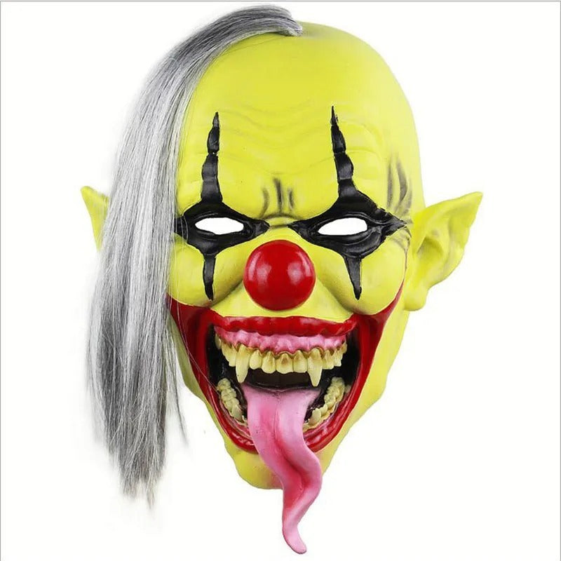 Yellow Ghoul Halloween Face Mask