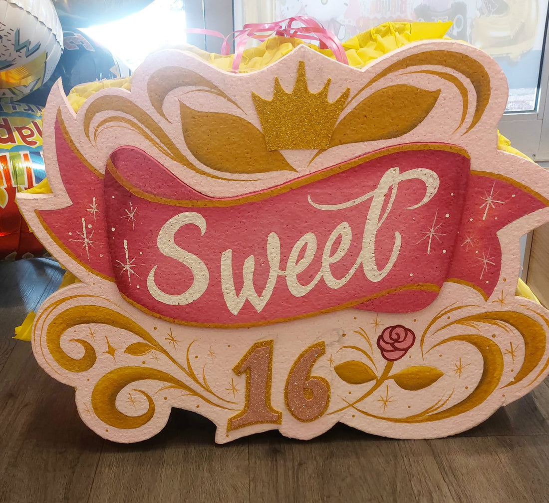 Sweet 16 Birthday Pinata Party