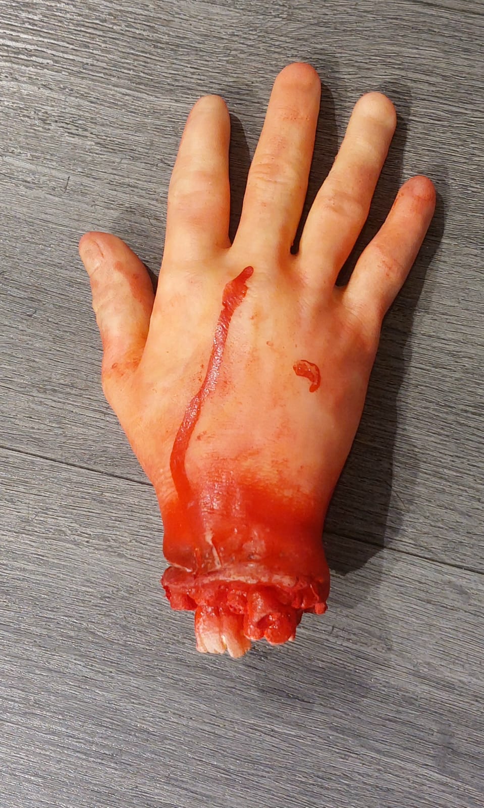 Halloween bloody 3D fake hand for Halloween decorations items