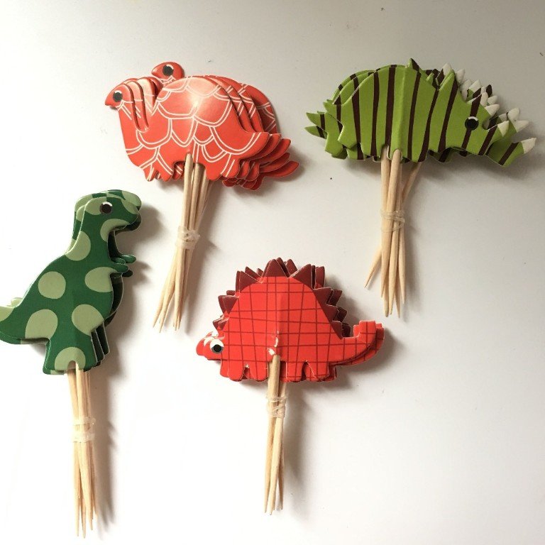 Dinosaur Cupcake Toppers (24PCS)