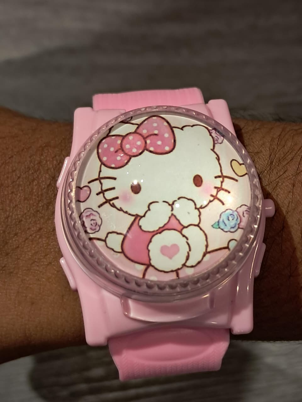 Kids Hello Kitty Rotating Flip Watch