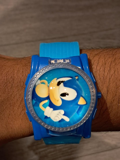 Kids Sonic Rotating Flip Watch